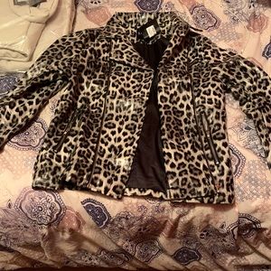 Animal print jacket